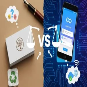 کارت ویزیت دیجیتال یا سنتی؟